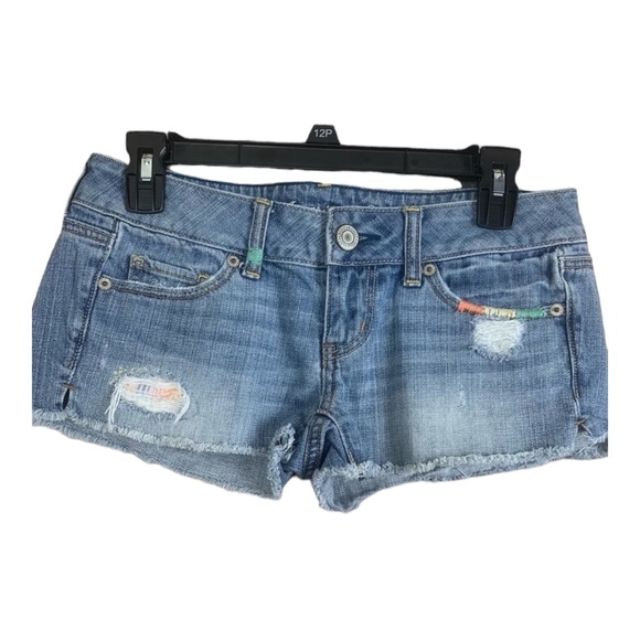 Women’s American Eagle 🦅 Denim Shorts Sz0 - Picture 2 of 6